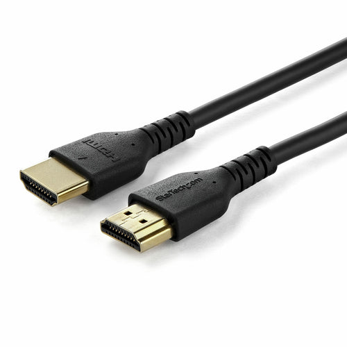 StarTech.com 4.9ft (1.5m) Premium Certified HDMI 2.0 Cable with Ethernet - Durable High Speed UHD 4K 60Hz HDR - Rugged M/M HDMI Cord with Aramid Fiber - TPE - Ultra HD Monitors, TVs & Displays StarTech.com 4.9ft (1.5m) Premium Certified HDMI 2.0 Cable with Ethernet - Durable High Speed UHD 4K 60Hz HDR - Rugged M/M HDMI Cord with Aramid Fiber - TPE - Ultra HD Monitors, TVs & Displays